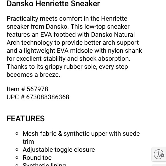 Dansko “Henriette” Sneaker - Picture 11 of 12